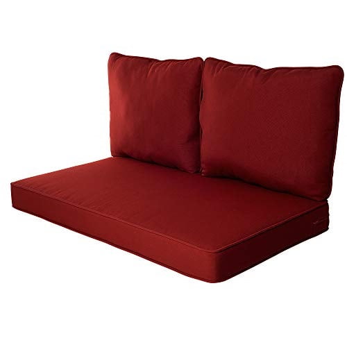 Loveseat Cushion Patio Wicker Seat Cushions Thicken Lounger Recliner Seat for Garden Furniture Patio Rocking Chairs SANGDA Outdoor Bench Cushion Loveseat Cushion Patio Wicker Seat Cushions Thicken Lounger Recliner Seat for Garden Furniture Patio Rocking Chairs SANGDA Outdoor Bench Cushion
